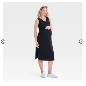 Isabel Maternity by Ingrid & Isabel Black High Low Dress